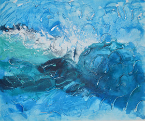 NEW: Crashing Waves - Original Abstract Wall Art