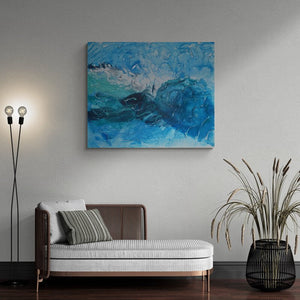 NEW: Crashing Waves - Original Abstract Wall Art