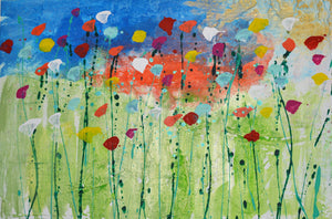 NEW: Dancing Meadow - Original Abstract Wall Art