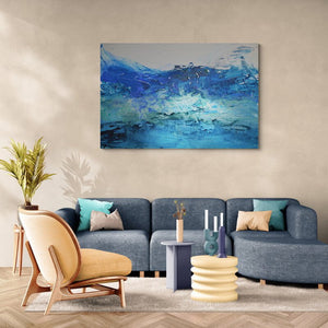 NEW: Deep Sea - XL Original Abstract Wall Art