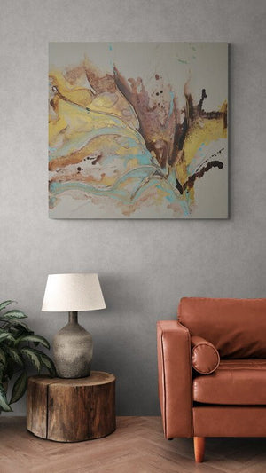 NEW: Golden Branches - Original Abstract Wall Art