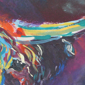 NEW: Highland Cow - Original Abstract Wall Art