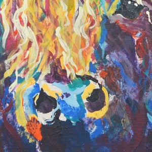 NEW: Highland Cow - Original Abstract Wall Art