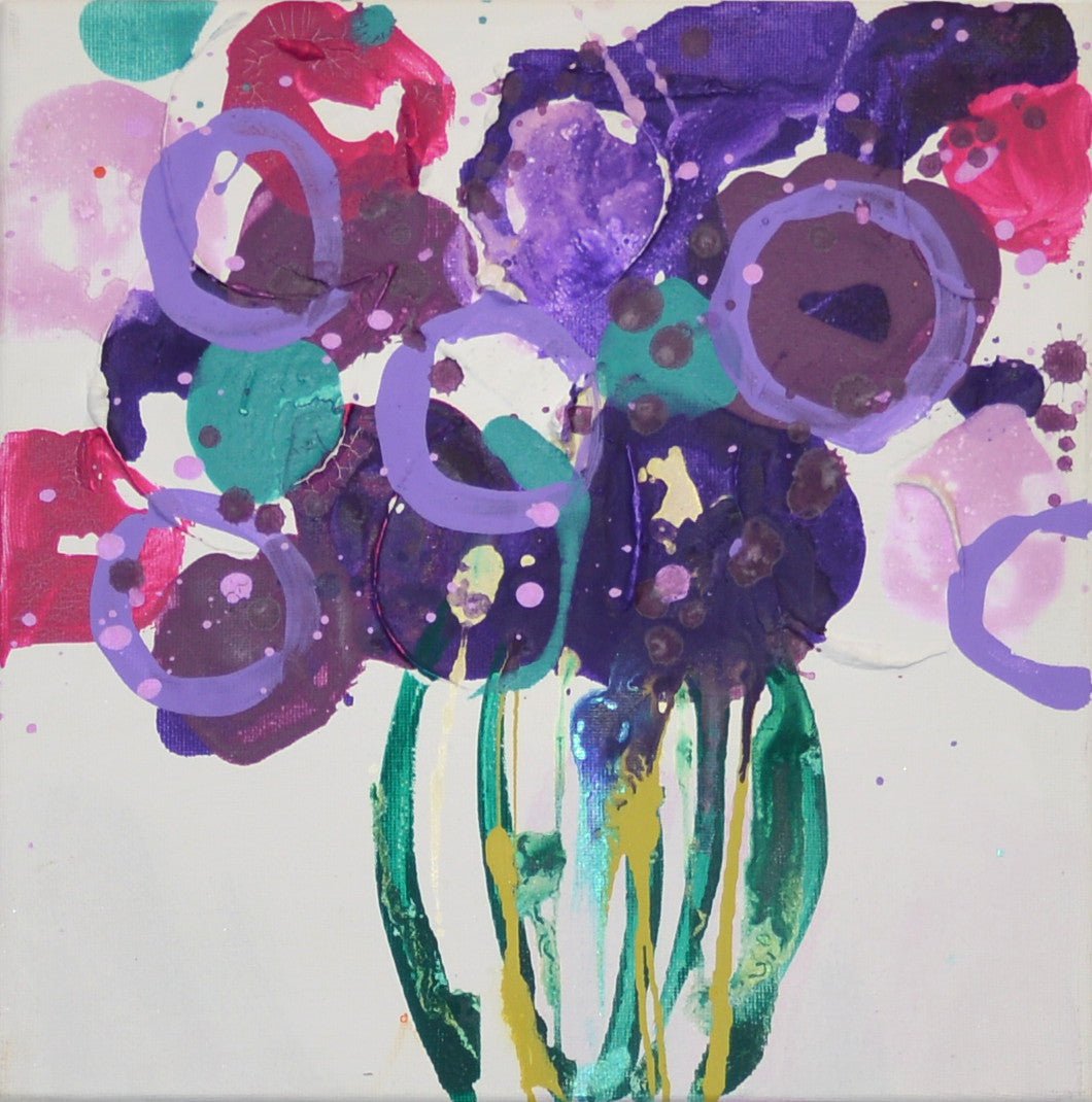 NEW: Lilac Spray - Original Abstract Wall Art