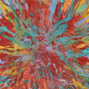 SALE: Blossom Blaze - Original Abstract Wall Art