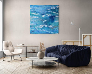 Adrift at Sea - Original Large Abstract Wall Art