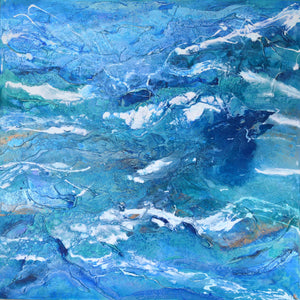 Adrift at Sea - Original Large Abstract Wall Art