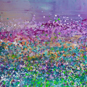 Beauty Berry Bush - Original Large Abstract Wall Art