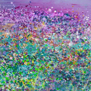 Beauty Berry Bush - Original Large Abstract Wall Art