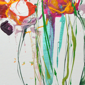 Birthday Blooms #2 - Original Abstract Art