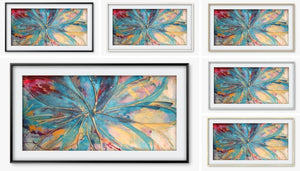 Blue Frangipani - Art Prints - Choice of Size & Format