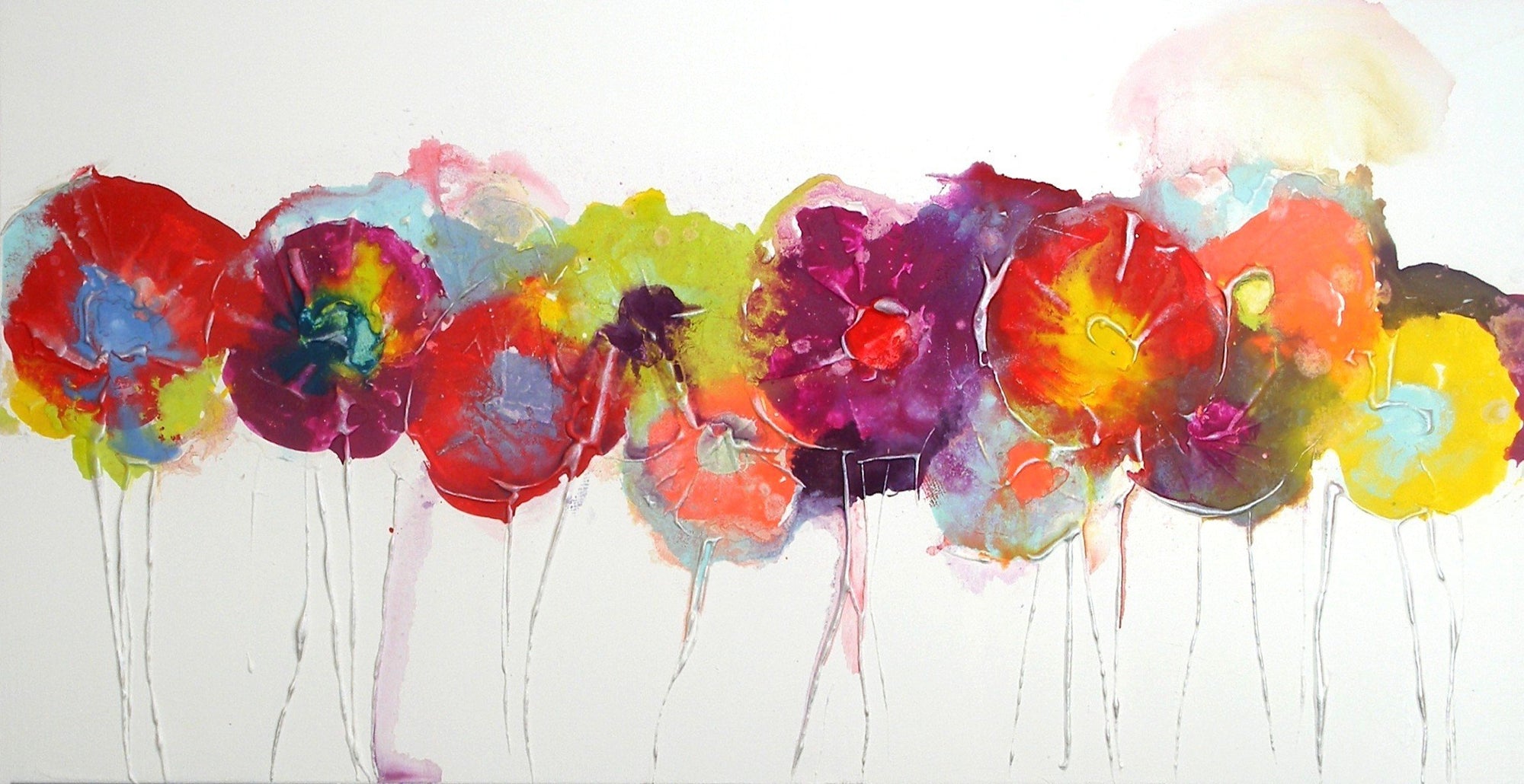 bright flower art