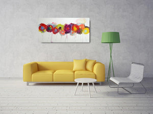 Bold Bright Blooms - Original Abstract Wall Art