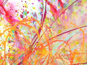 Brilliant Bloom - Original Abstract Wall Art