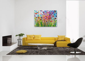 Butterflies & Blossoms - Original Abstract Art