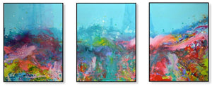 Coral Reef - Limited Edition Triptych Canvas Set