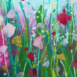 Enchanted Garden - Large Original Abstract Art