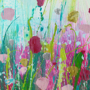 Enchanted Garden - Large Original Abstract Art