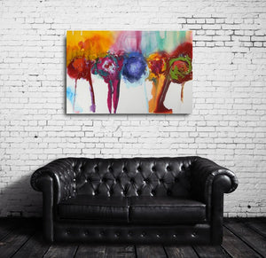 Floral Flair - Original Abstract Wall Art