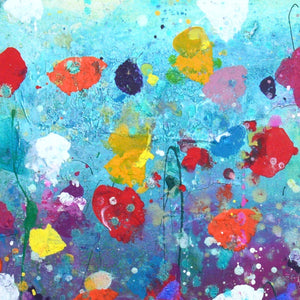 Floral Haven - Original Abstract Art