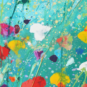 Flower Paradise - Large Original Abstract Art