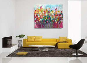 Gustav's Garden - Large Original Abstract Art