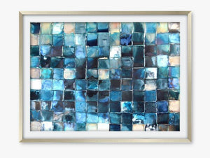 Indigo Mosaic - Limited Edition Art Prints