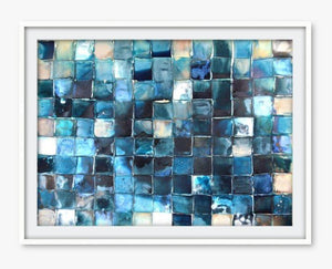 Indigo Mosaic - Limited Edition Art Prints