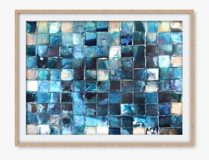 Indigo Mosaic - Limited Edition Art Prints