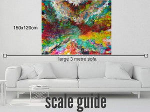 Kaleidoscope - Large Original Abstract Wall Art