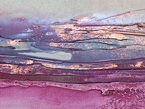 Lake Magenta - Original abstract wall art