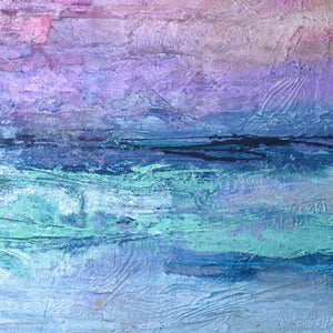 Lavender Sunset - Original Abstract Large Art