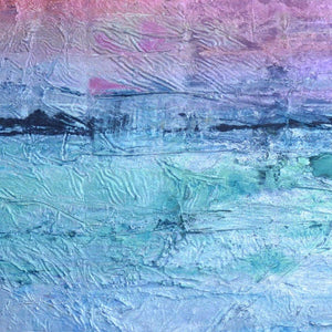 Lavender Sunset - Original Abstract Large Art