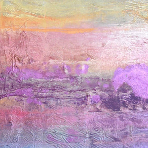 Lavender Sunset - Original Abstract Large Art