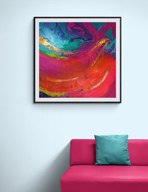 framed abstract art