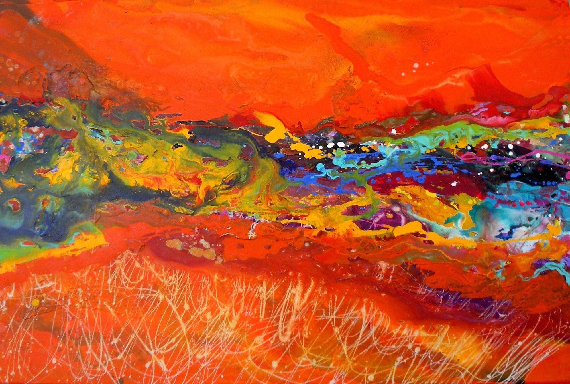 vivid abstract paintings