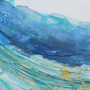 NEW: Azure Coast - Original Abstract Wall Art