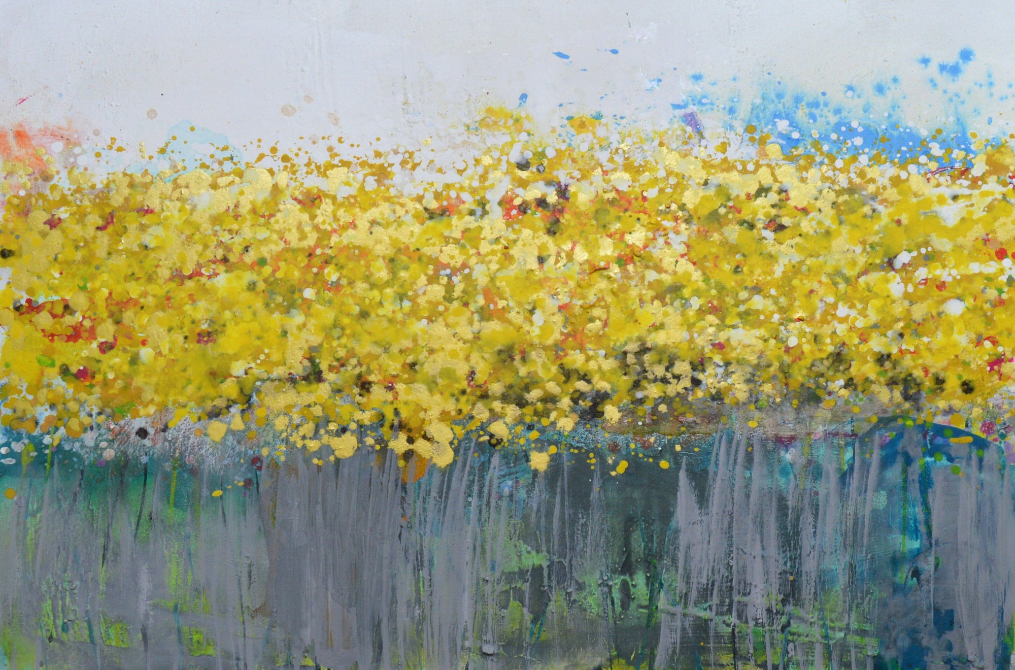 flower meadow painting