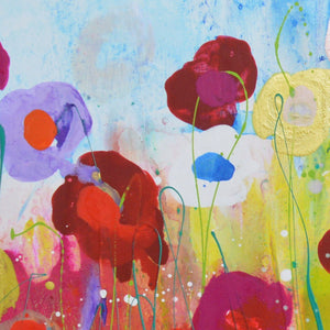 NEW: Gustav's Flowers - Original Abstract Wall Art