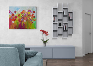 NEW: Gustav's Flowers - Original Abstract Wall Art