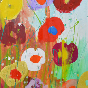 NEW: Gustav's Flowers - Original Abstract Wall Art