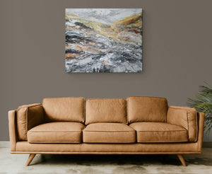 NEW: Mount Nirvana - Large Original Abstract Wall Art