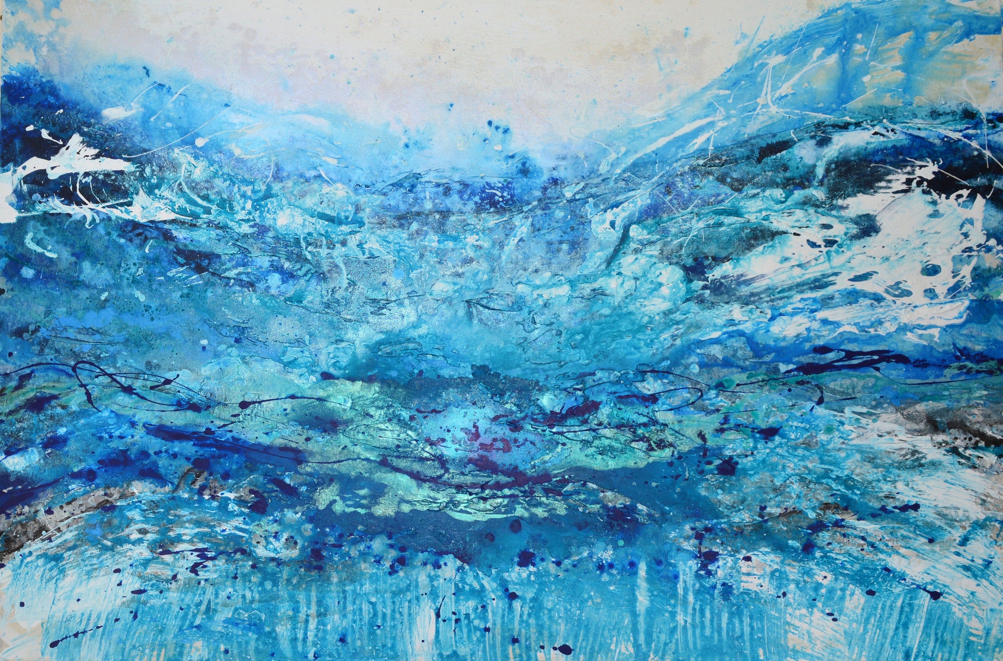 NEW: Ocean Obession - Extra Large Original Abstract Wall Art