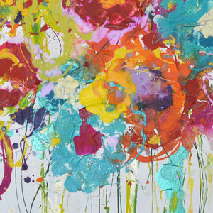 NEW: Spring Bouquet - Large Original Abstract Wall Art