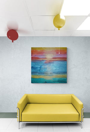 NEW: Sunset Belini - Original Abstract Wall Art