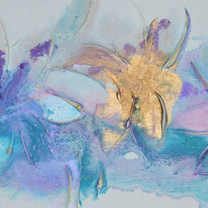 NEW: Violet Spray - Original Abstract Wall Art