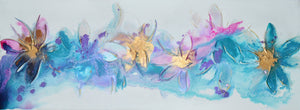 NEW: Violet Spray - Original Abstract Wall Art