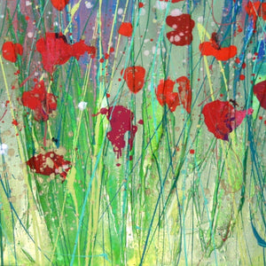 Poppies - Original Abstract Art