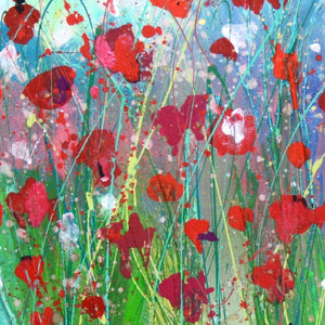 Poppies - Original Abstract Art