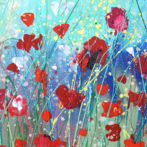 Poppies - Original Abstract Art